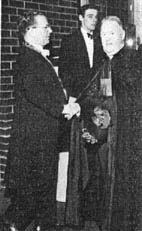 E Smyth and Archbishop James D Scanlon 1970